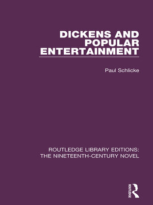 cover image of Dickens and Popular Entertainment